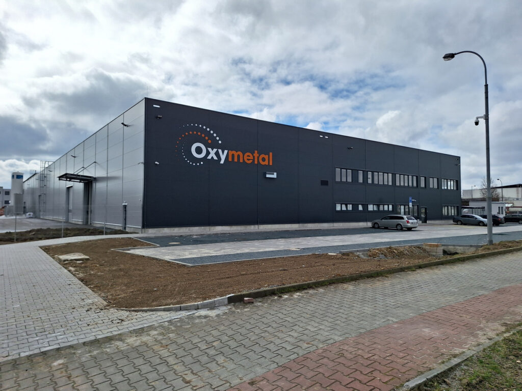 Exterior of the Oxymetal factory in Pilsen, Czech Republic